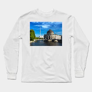 Bode Museum and Fernsehturm tower, Berlin Long Sleeve T-Shirt